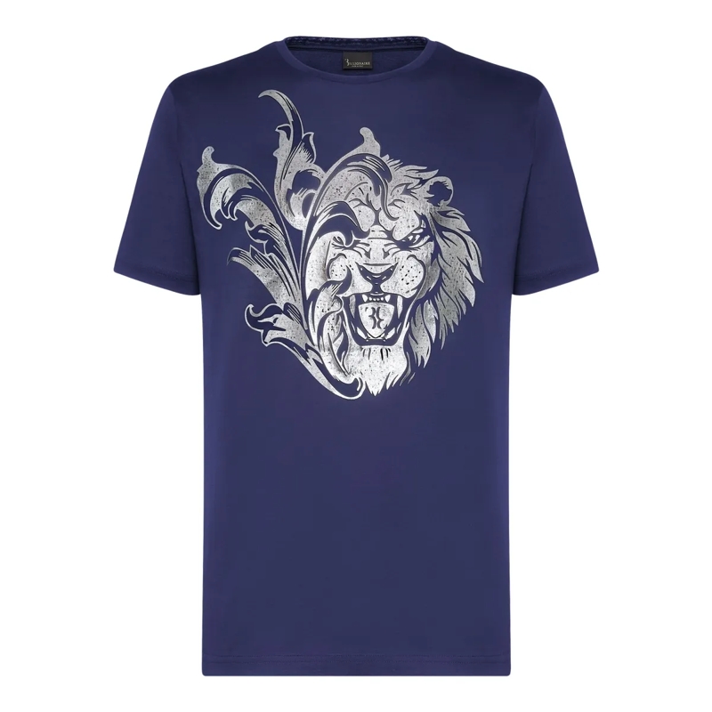 BILLIONAIRE T-Shirt T-Shirt Lion dunkel-blau