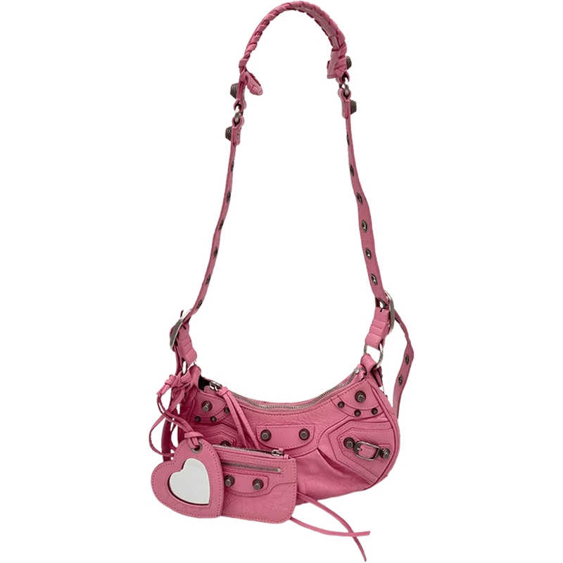 Balenciaga Schultertasche Balenciaga Cagole XS - Pink rose