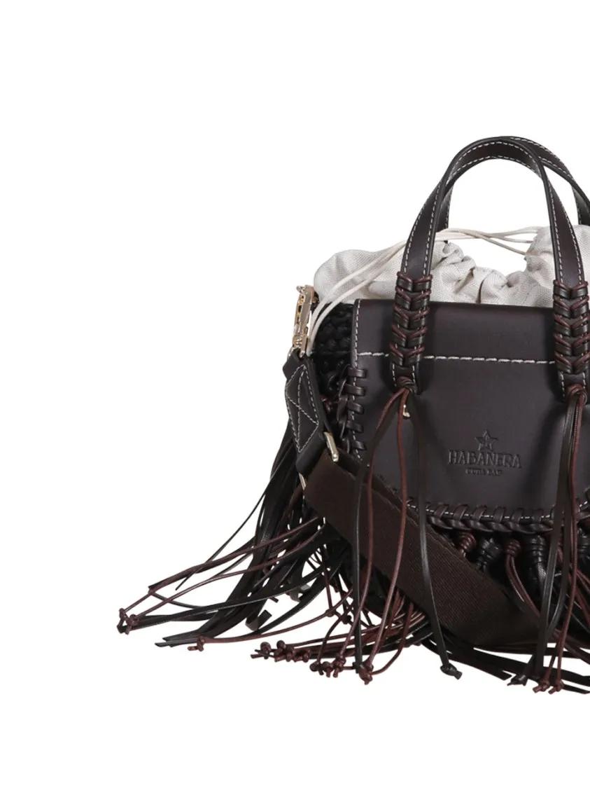 Cuba Lab Crossbody bags Habanera Fringes Baby Bag in bruin