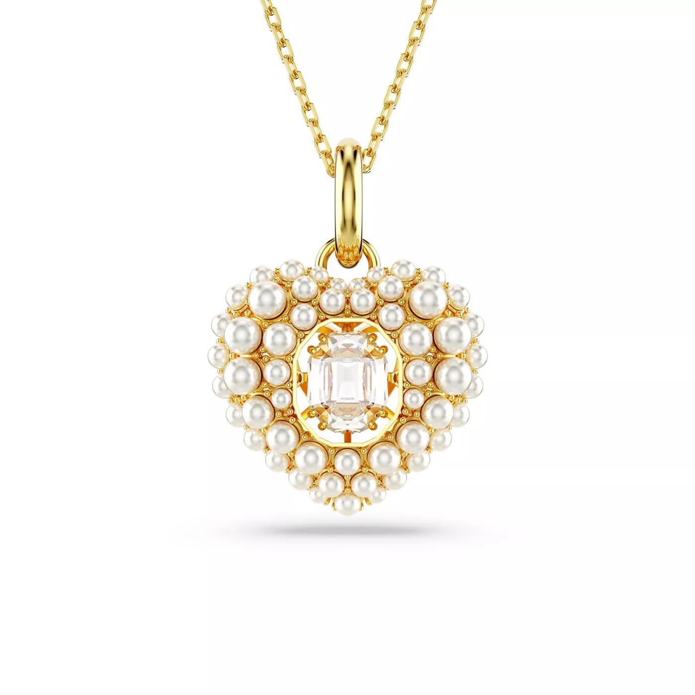 Swarovski Halskette - Swarovski Hyperbola Goldfarbene Kette 5680399 - Gr. unisize - in Gold - für Damen