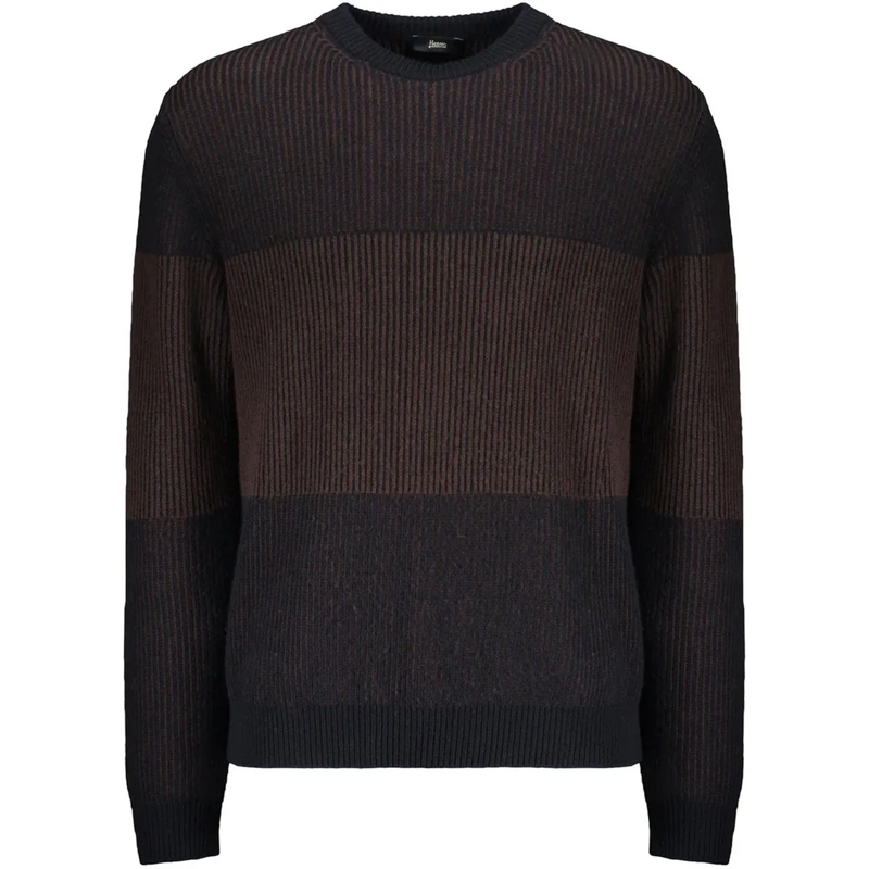 Herno T-Shirt Herno Wool Sweater blau