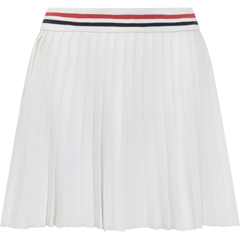 Thom Browne Minijupe Gonna Plissettata weiß