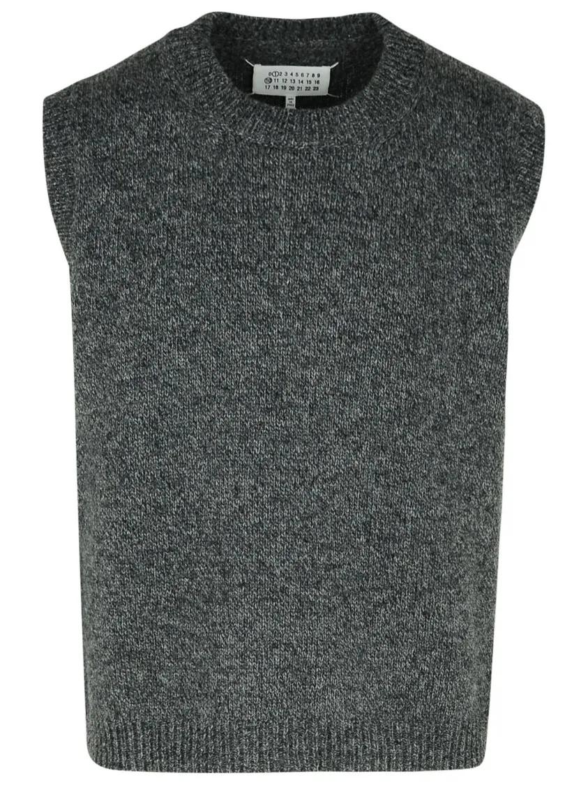 Maison Margiela - Grey Wool Vest - Größe L - grau