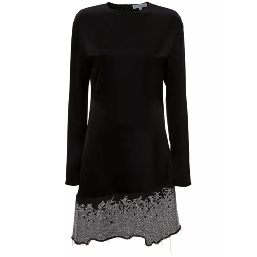 J.W.Anderson Black Glitter Mini Dress Black 