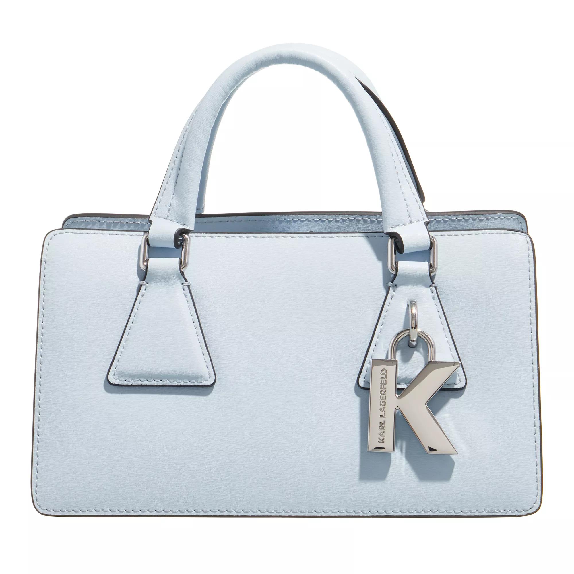 Karl Lagerfeld Crossbody Bags - K/Lock Small Tophandle - Gr. unisize - in Blau - für Damen