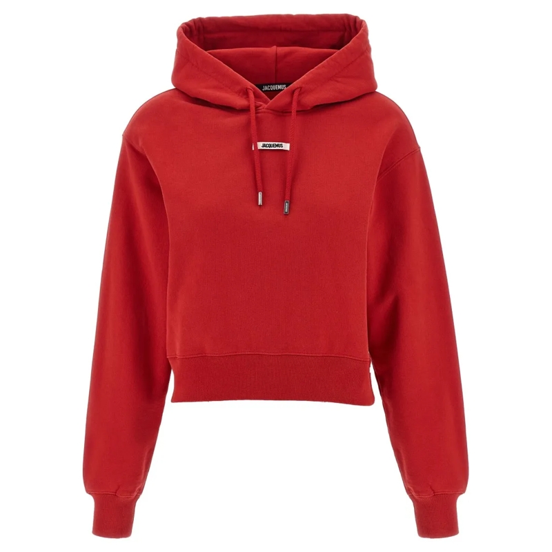 Jacquemus  'Le Hoodie Gros-Grain' Hoodie Red