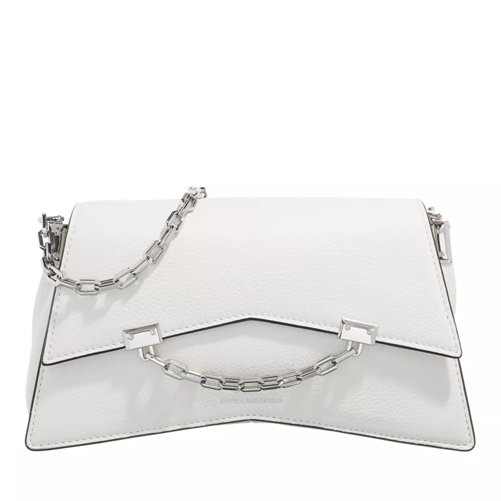 Karl Lagerfeld K Seven 2.0 Cb Leather White Crossbody Bag