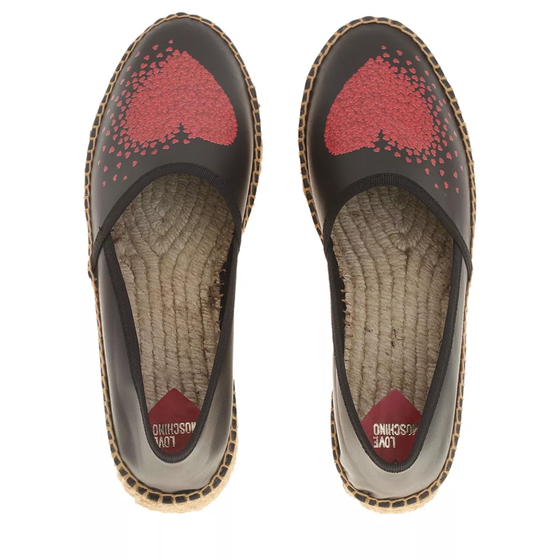 Love Moschino Espadrilles Scarpad Espa35 Vitello Nero(Image 4)