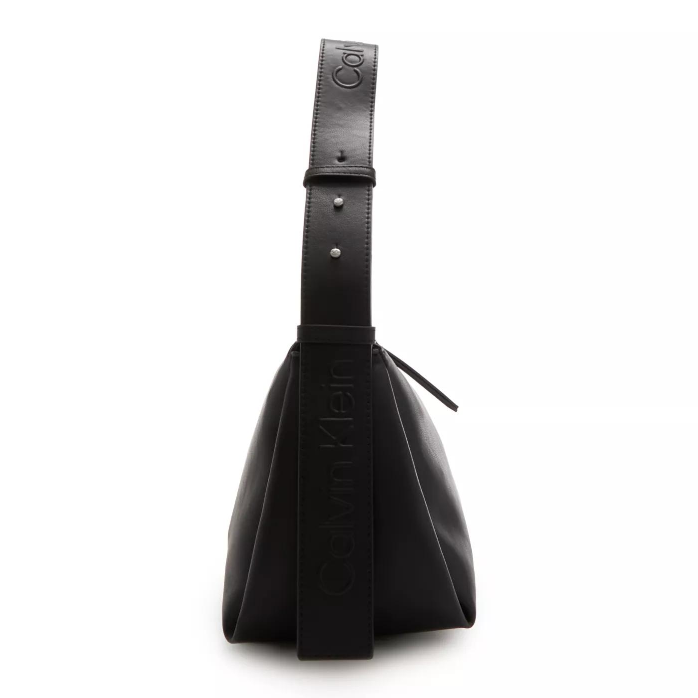 Calvin Klein Hobo bags Gracie damen Schultertasche Schwarz K in zwart