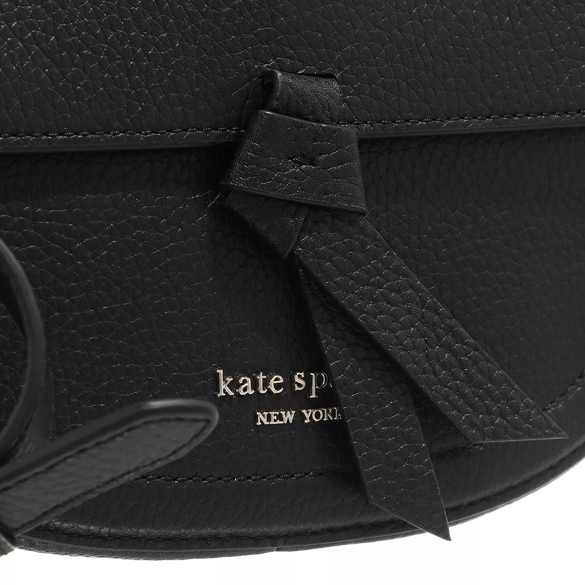 Shop kate spade new york Medium Knott Leather Saddle Bag