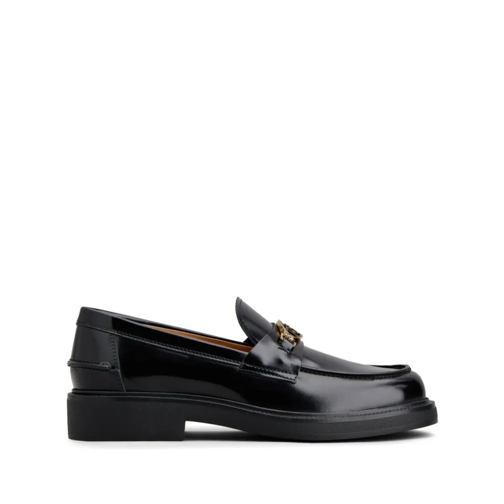 Tod's Black Leather Shoes Black Ballerine