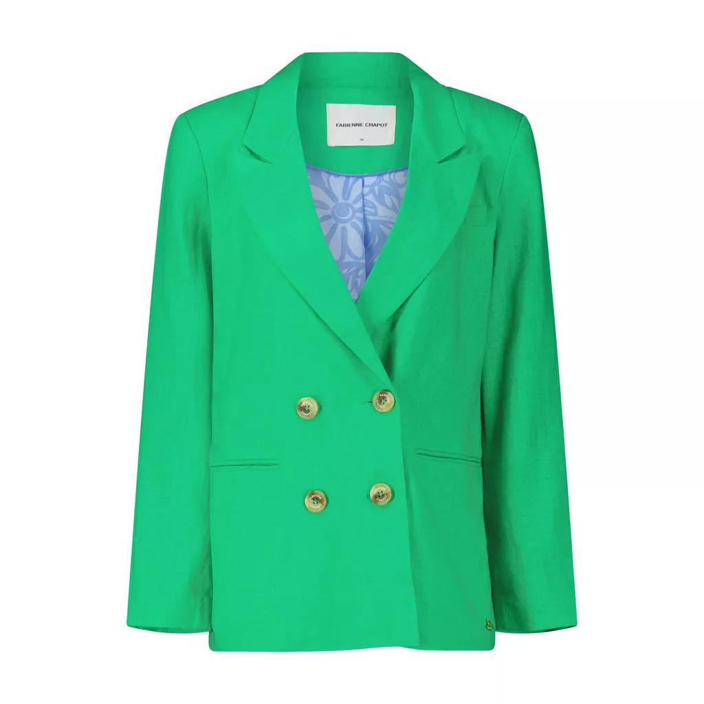 Fabienne Chapot - Roger Blazer mit Leinen - Größe 34 - green