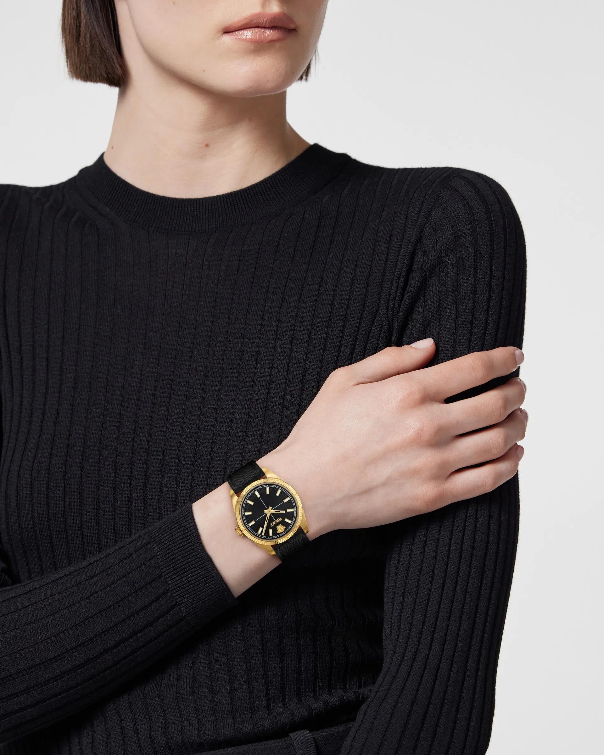 Thumbnail - Versace Uhr - Quarz Analog Uhr Ver.millenium L.(Wc-0E) - Gr. unisize - in Schwarz - für Damen