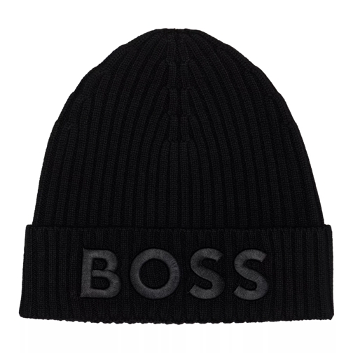 Boss Lara Hat Black Chapeau en laine