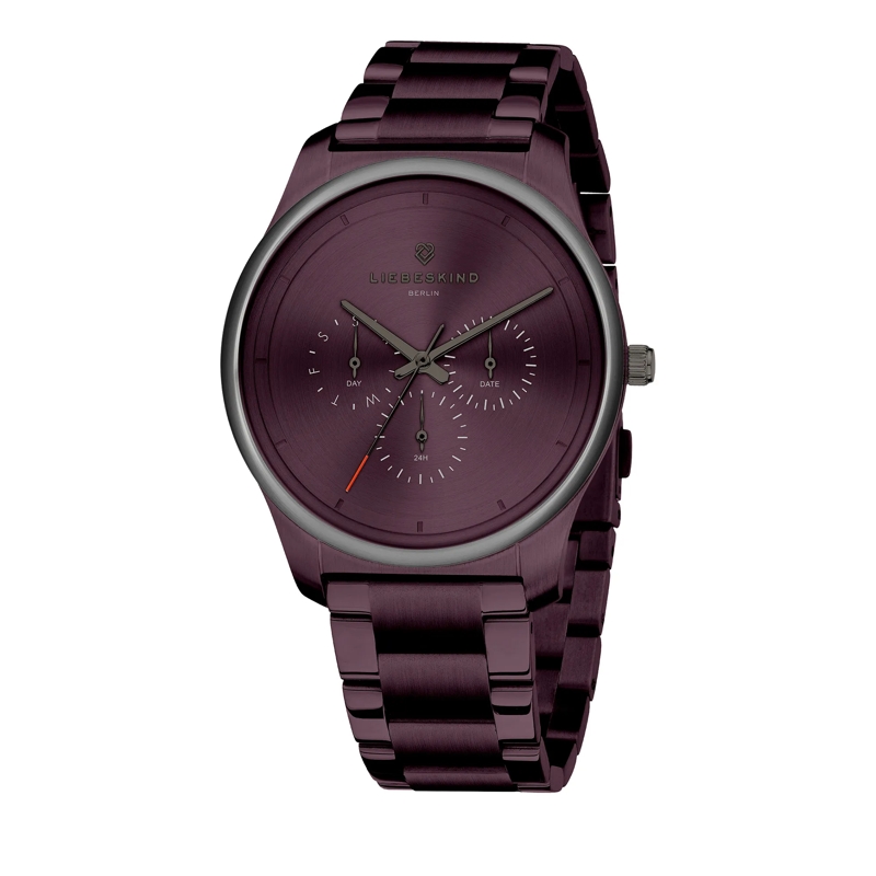 Liebeskind Berlin Multifunktionsuhr Edelstahl Classic x Trends lila(Image 5)
