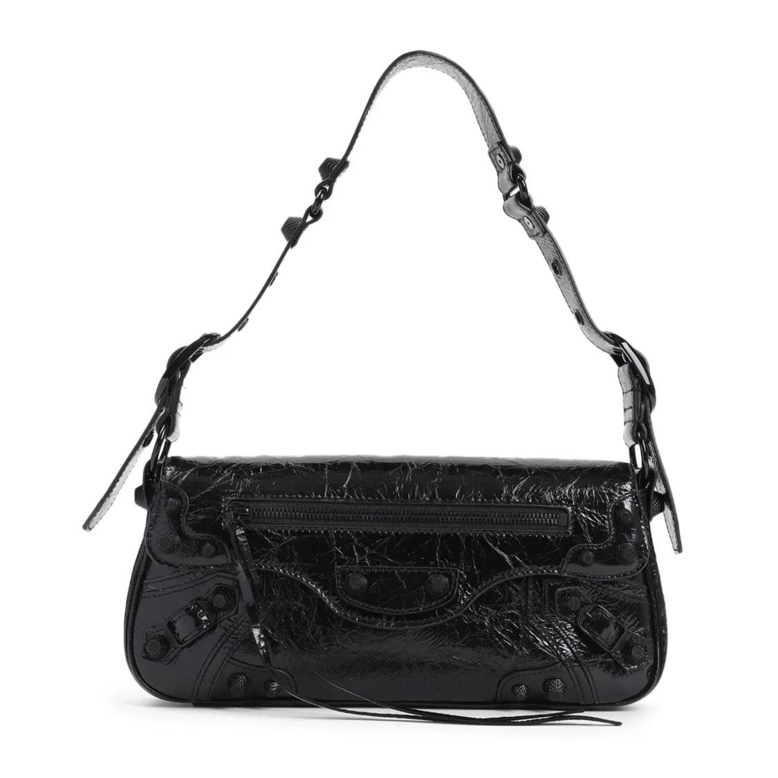 Balenciaga Shopper - Black Calf Leather Le Cago Sling S Bag - Gr. unisize - in Schwarz - für Damen