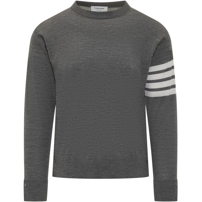 Thom Browne  Girocollo Thom Browne dunkelgrau