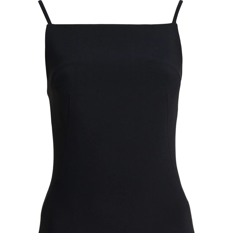 Givenchy Mini-robe Draped Detail Midi Dress With Fitted Silhouette Black(Image 6)
