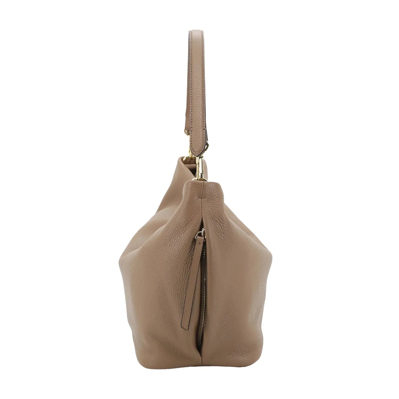 Abro Crossbodytas Hobo Bag Ebony aus Leder braun(Image 8)