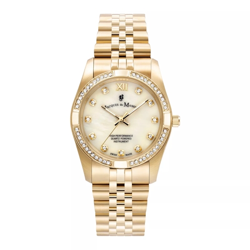 Jacques du Manoir Jacques du Manoir Inspiration Prestige Damenuhr JW Gold farbend Quartz Horloge