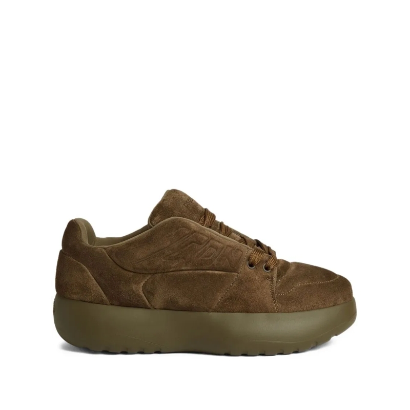 Dsquared2 Low-Top-Sneaker Earth Brown Suede Sneakers Black