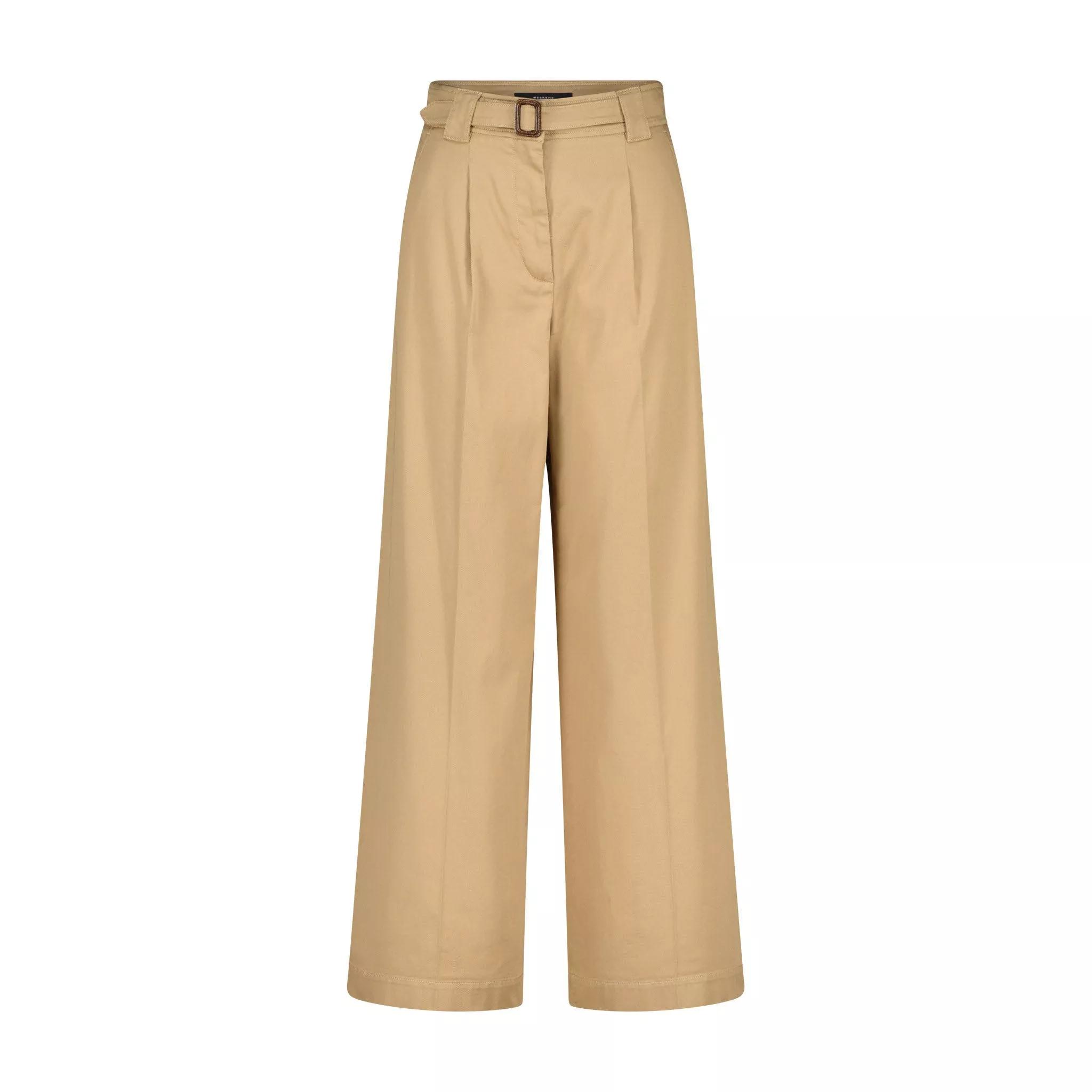 Thumbnail - Max Mara - Baumwollhose Pino mit Gürtel 47702382870874 - Größe 36 - brown