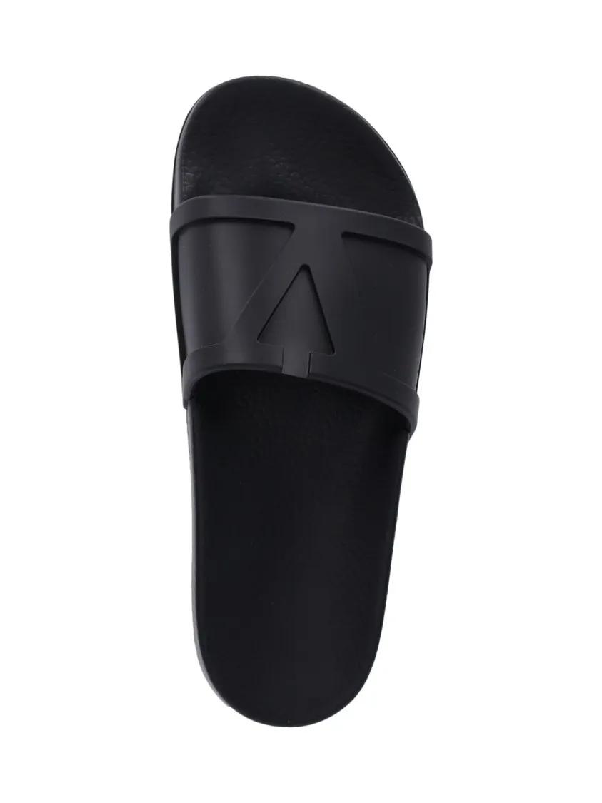 Thumbnail - Valentino Garavani Loafer - Slide Sandals – Black - Gr. 41 (EU) - in Schwarz - für Damen
