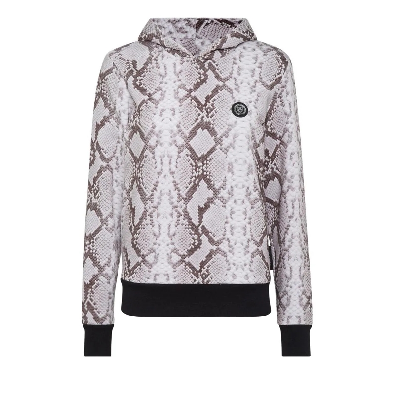 Plein Sport Daunenjacke Sweatjacke Mit Kapuze Python grau(Image 2)