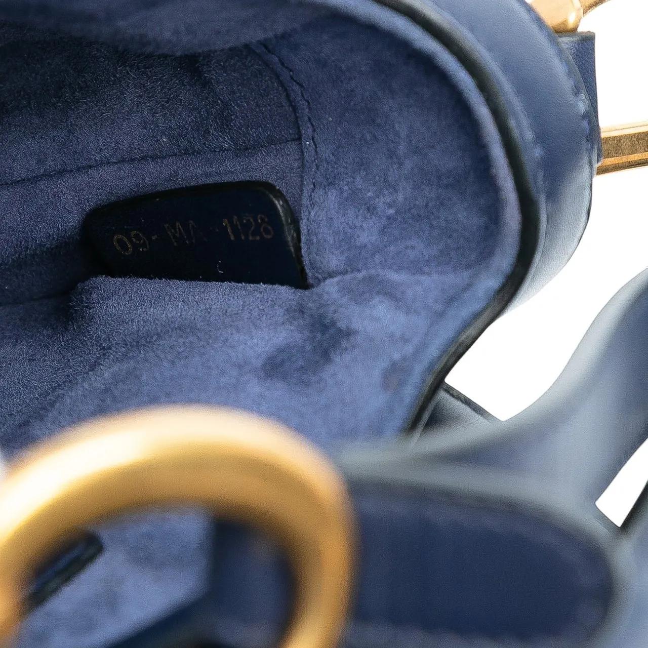 Thumbnail - Christian Dior Hobo Bags - Mini Smooth Calfskin Saddle Bag - Gr. unisize - in Blau - für Damen