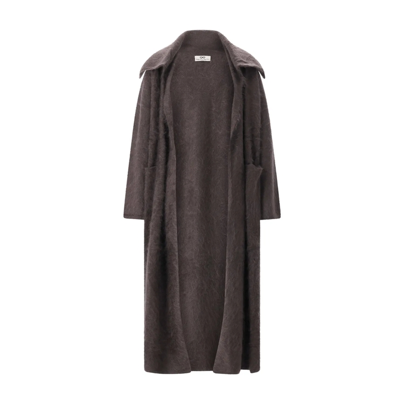 Sminfinity Wintermantel Mantel aus Kaschmir braun