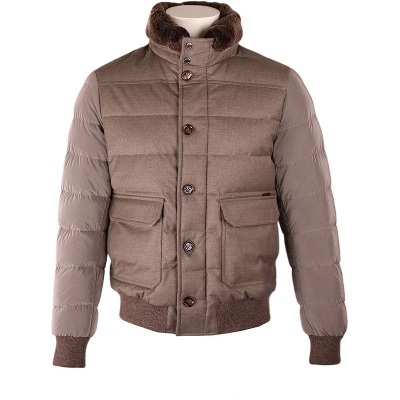 Moorer Daunenjacke Jas Fantoni-Osl bruin braun