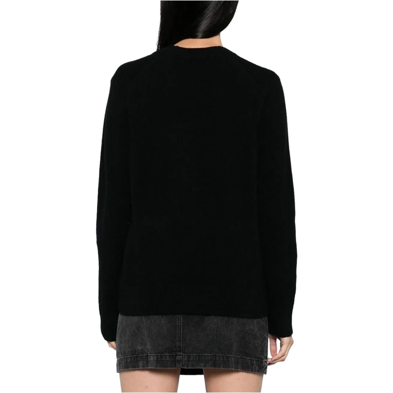 Maison Kitsune Cardigan 'Baby Fox' Cardigan Black(Image 5)