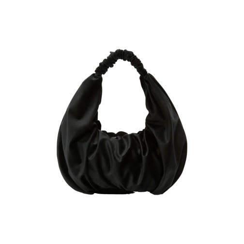 J.W.Anderson Sac à bandoulière Umhängetasche aus Samt mit abnehmbarem Riemen black black