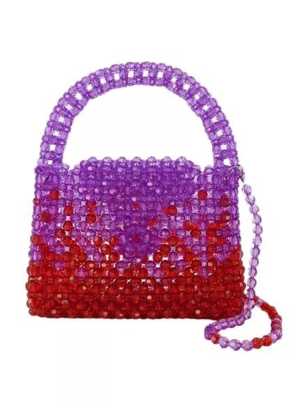 Germanier Shopper - Ss23bg01 Hobo Bag - Purple/Red - Pearl - Gr. unisize - in Lila - für Damen