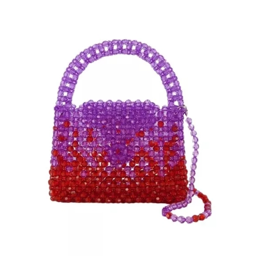 Germanier Ss23bg01 Hobo Bag - Purple/Red - Pearl Purple Borsetta a tracolla