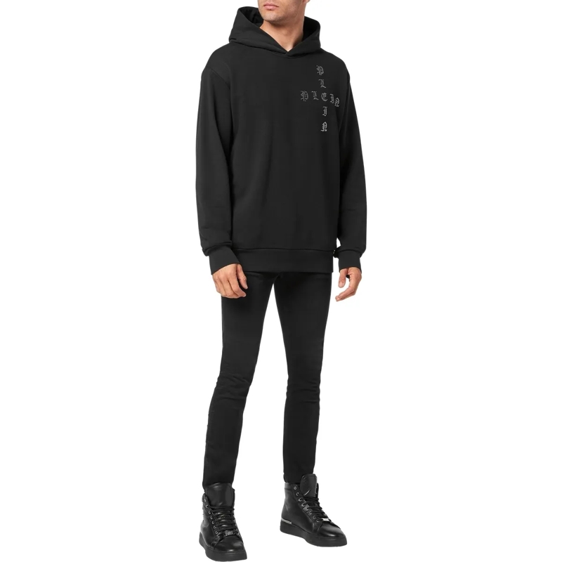 Philipp Plein Top Hoodie Gothic Plein schwarz(Image 4)