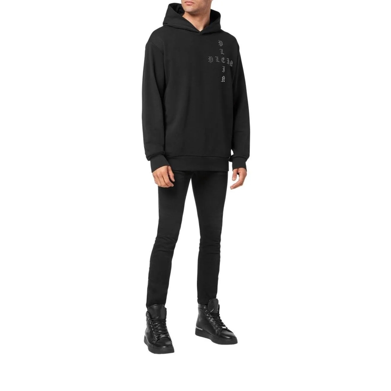 Philipp Plein Sweatshirt Hoodie Gothic Plein schwarz(Image 3)