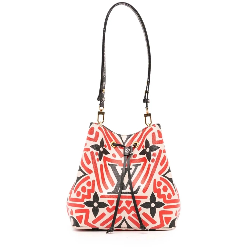 Louis Vuitton Sac à bandoulière Monogram Giant Crafty Neonoe MM rot