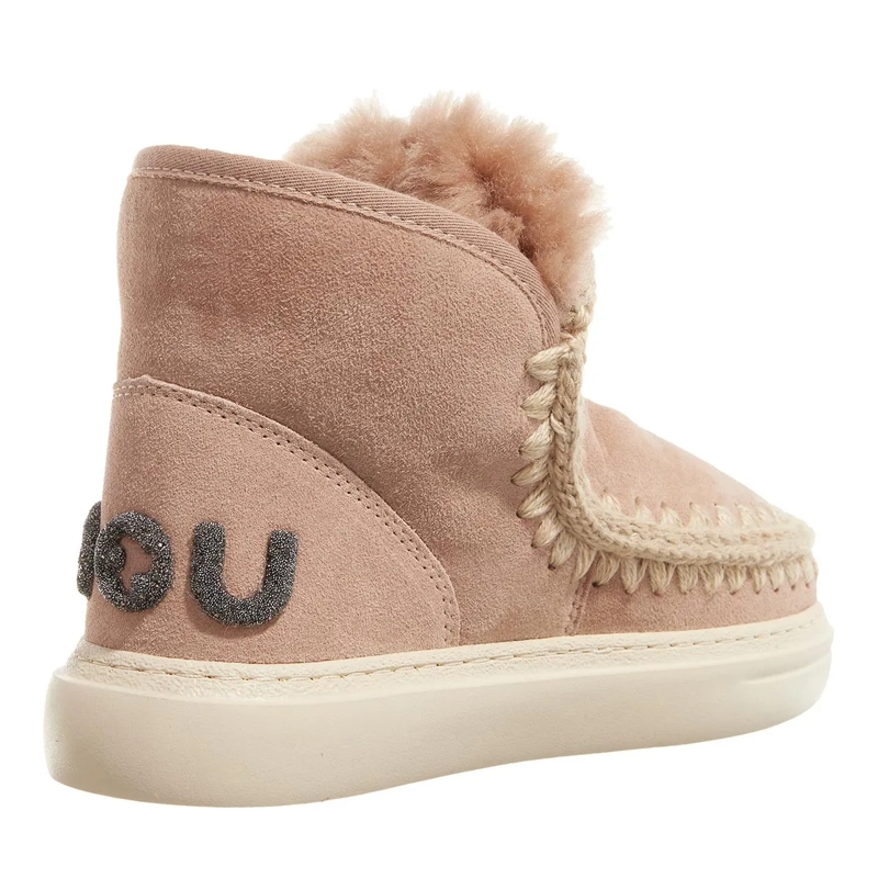 Mou Winterboots Eskimo Sneak Bold Glitter Logo Camel(Image 2)