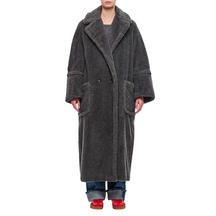 Max Mara Kadiak Teddy Coat Black