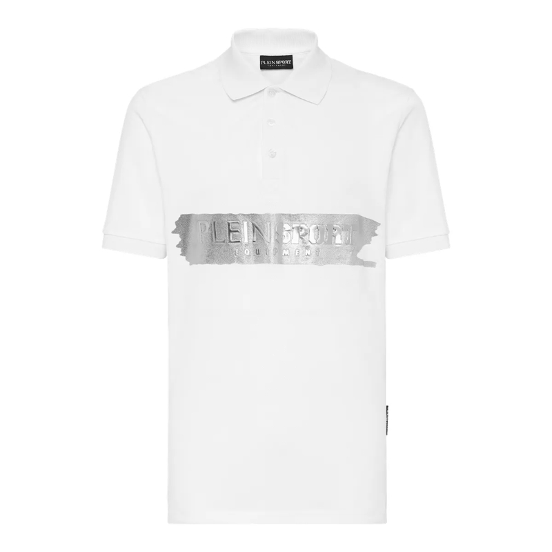 Plein Sport Top Poloshirt weiss