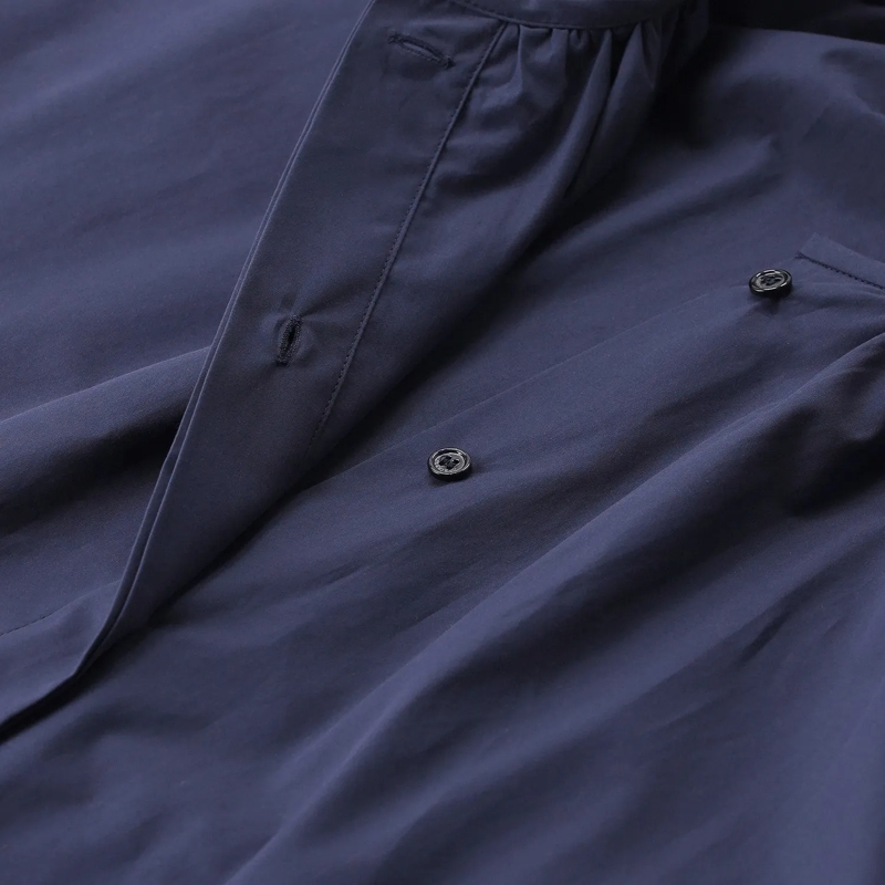 WEEKEND Max Mara Bluse Hemdbluse Educata aus Baumwolle blau(Image 3)