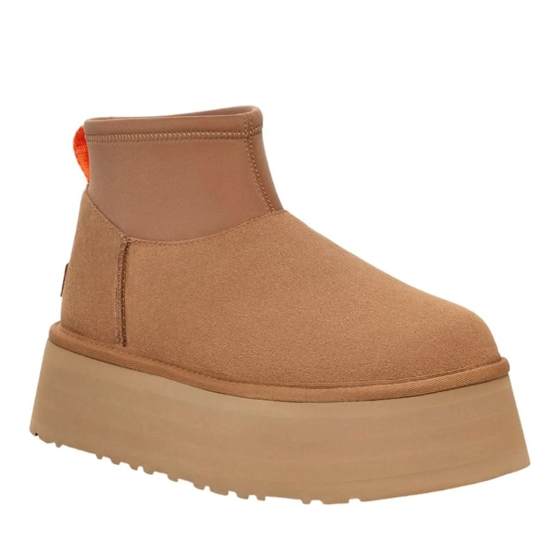 UGG Stiefel W Classic Mini Dipper Boots - Leather - Brown Brown(Image 7)