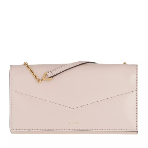 Givenchy Wallet On Chain Leather Pale Pink Crossbody Bag