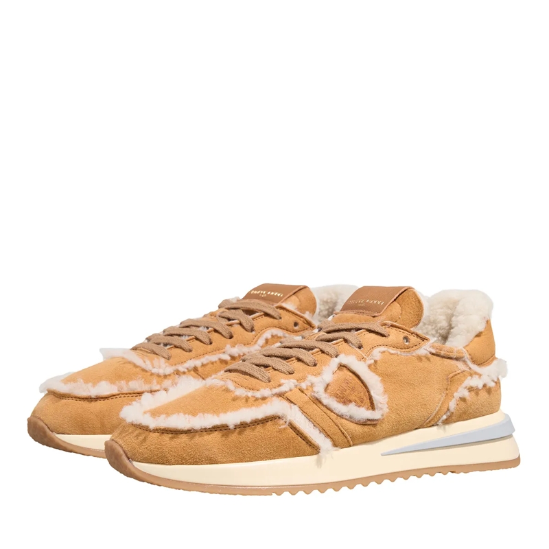 Philippe Model Low-Top-Sneaker Tropez 2.1 Low Woman Mouton Daim_Cognac(Image 3)