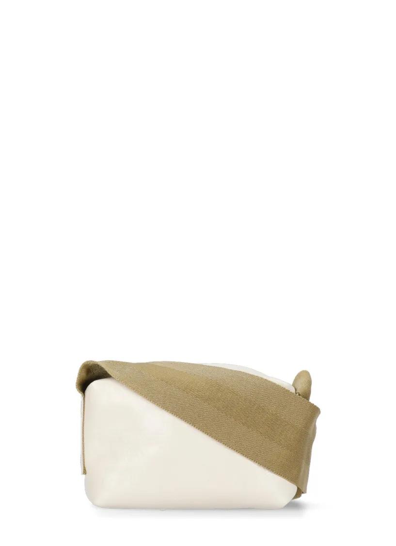 Uma Wang Shopper - Ivory Leather Woman%27s Shoulder Bag - Gr. unisize - in Beige - für Damen