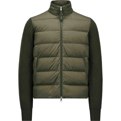 Moncler Daunenjacken Wool Quilted Cardigan mehrfarbig