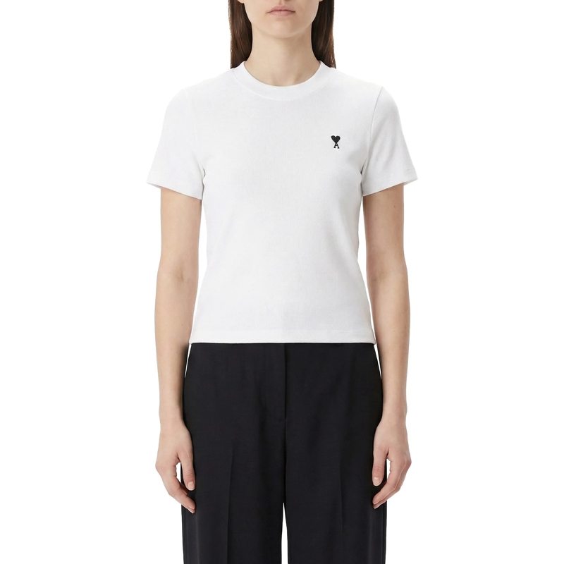 AMI Paris T-shirt T-Shirt mit Logo grün(Image 2)