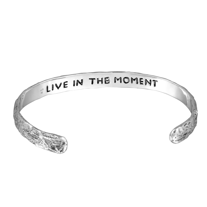 Haze & Glory Armband Armband Armreif - Live in the moment 925 Silber silber(Image 3)