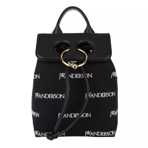 J.W.Anderson Pierce Backpack Mini Logo Black Rucksack